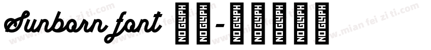 Sunborn font 字体字体转换